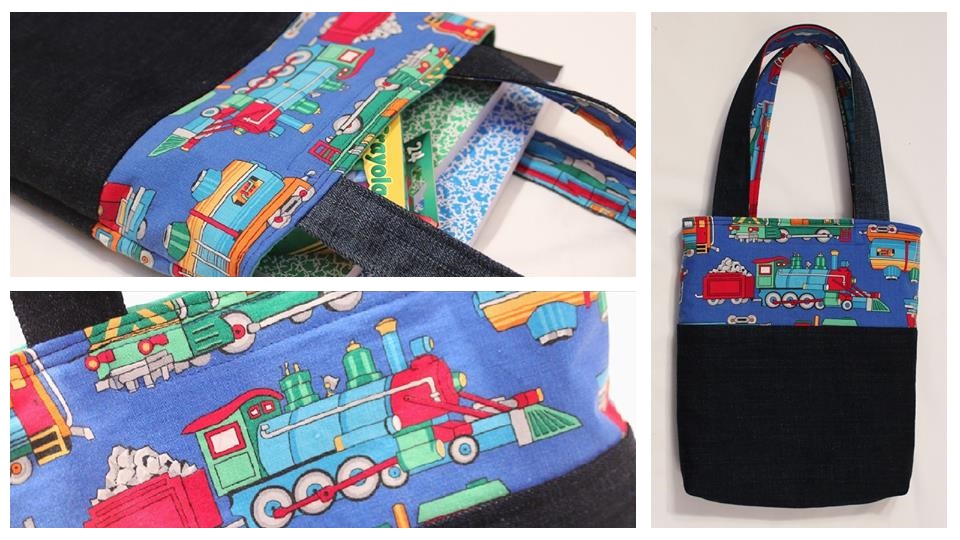 Oilcloth Boxy Bottom Zipper Pouch with Strap - Whitney Sews