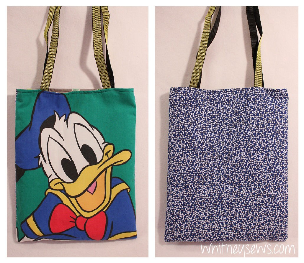 EASY lined tote bag how to from Whitney Sews | Whitney Sews