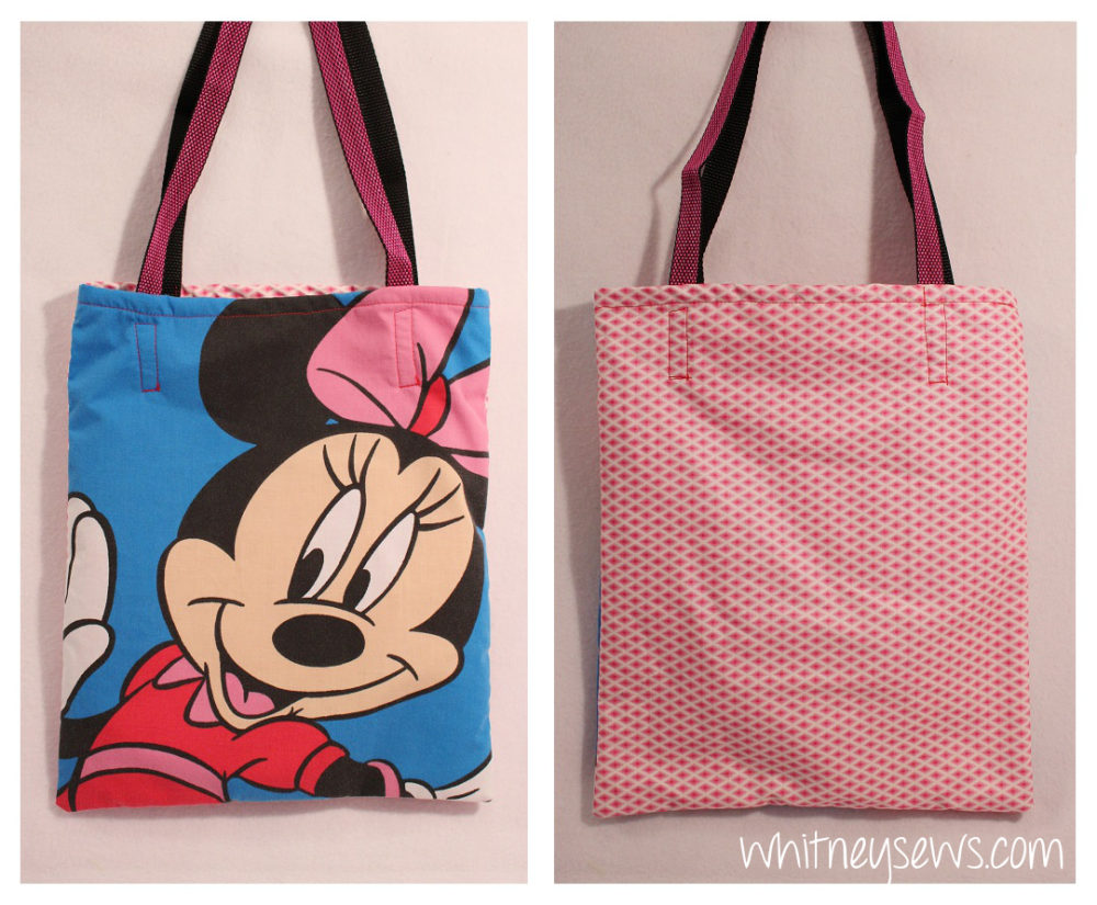 Lined Tote Bags - 2 EASY Ways! - Whitney Sews