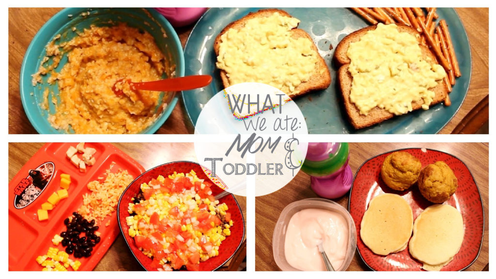 What We Ate - Mom and Toddler