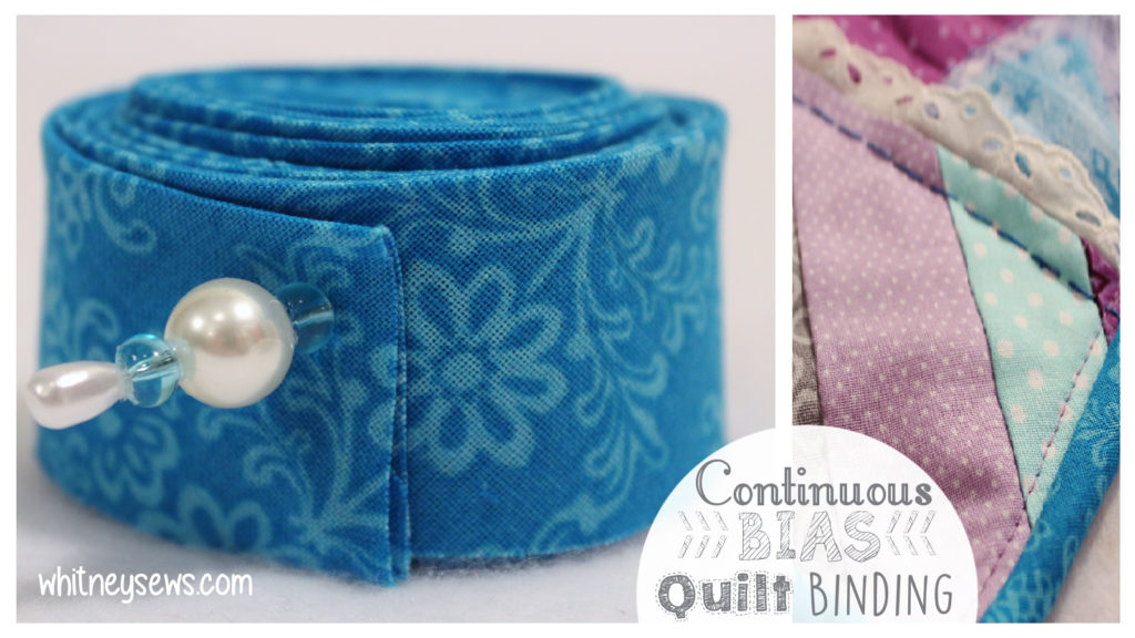 Continuous Bias Binding How to from Whitney Sews