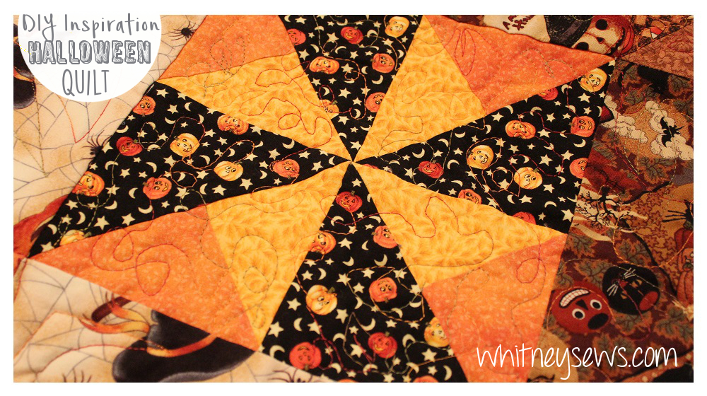 Halloween Quilt Block from Whitney Sews