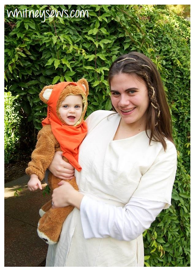 Princess Leia and Ewok DIY Costumes by Whitney Sews