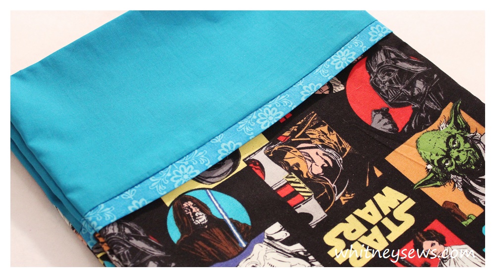 Star Wars Pillowcase How to from Whitney Sews