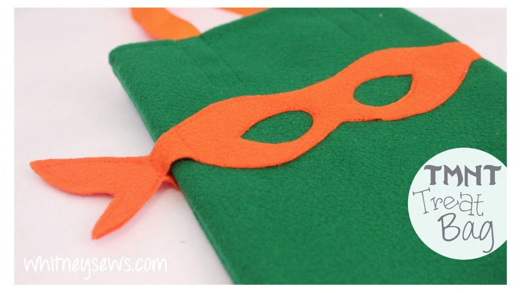 TMNT Treat Bag FREE How to from Whitney Sews