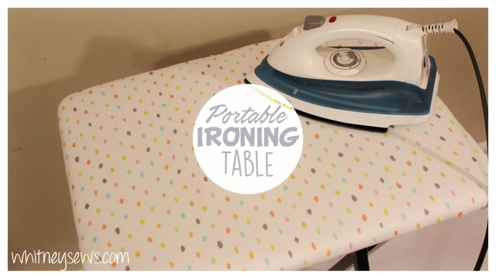 Folding Table Makeover! Transform an old folding table into a new ironing surface! Full FREE how to from Whitney Sews!