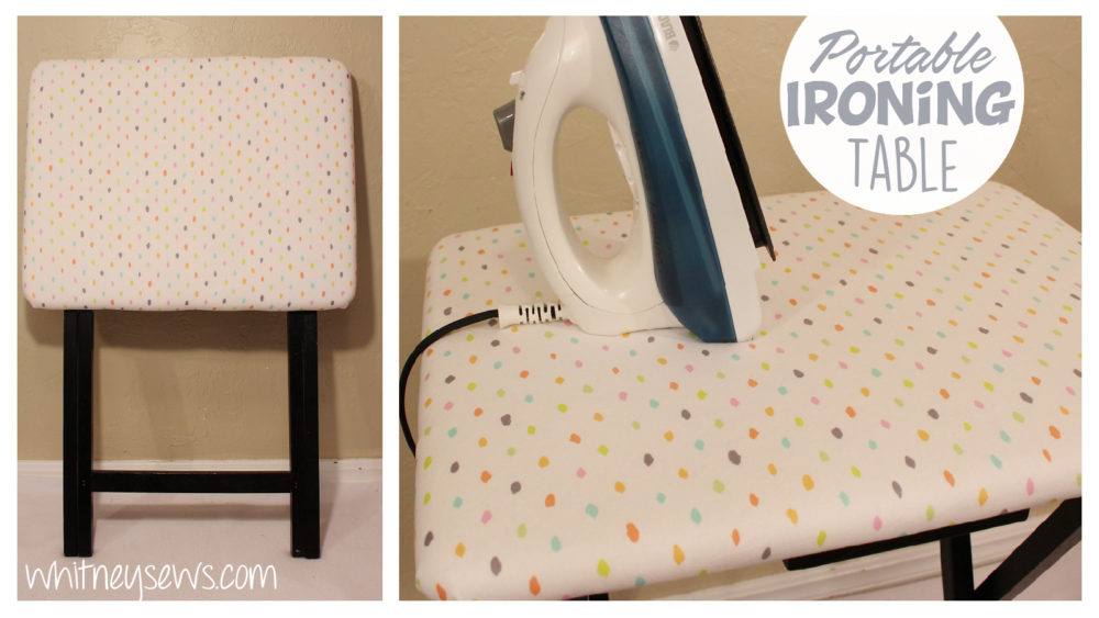 How to make your own portable ironing surface! Full video tutorial from Whitney Sews.