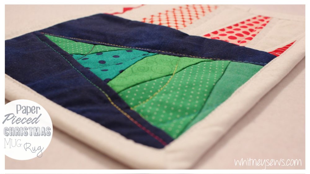 Mug Rug How to from Whitney Sews. Includes FREE video tutorial!