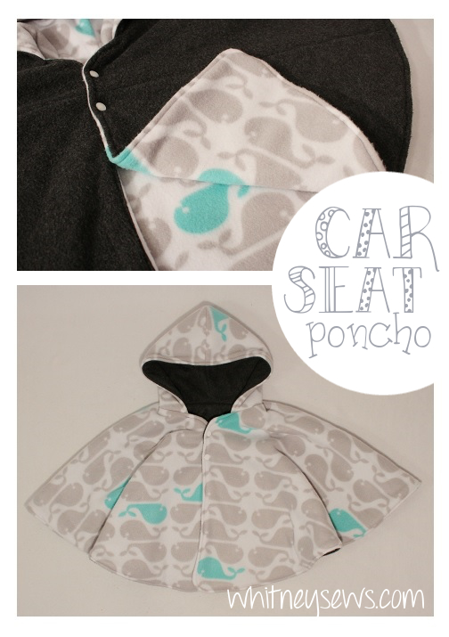 Car Seat Poncho How to - Whitney Sews