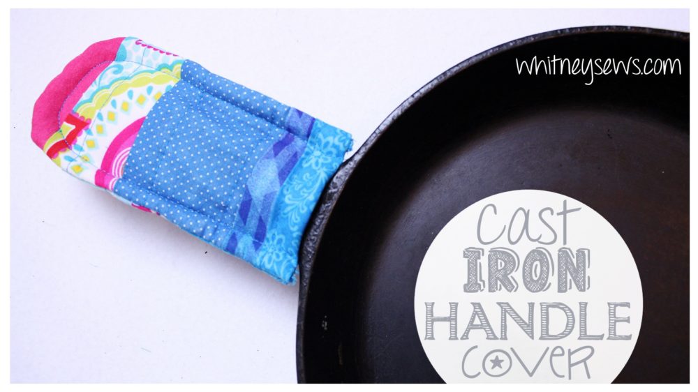 DIY Cast Iron Skillet Handle Cover With A Free Printable Pattern