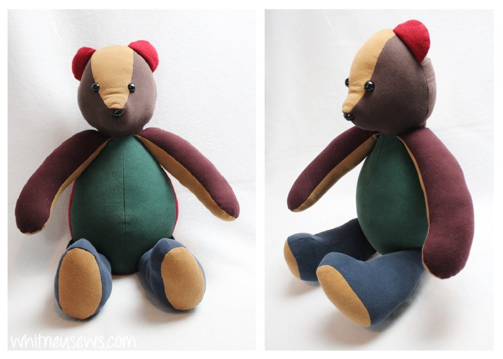 How to Sew a Memory Bear - Whitney Sews
