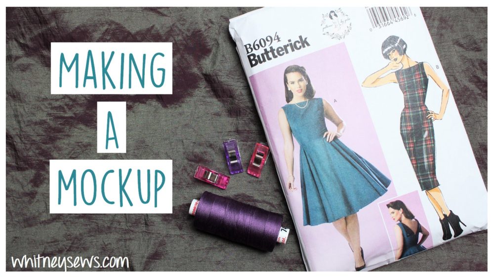 Making a mockup of butterick 6094