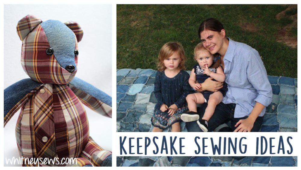 How to Make a Memory Bear from Clothing - Whitney Sews