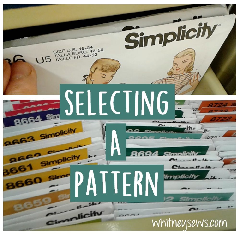 How to pick the perfect sewing pattern and understand the sizing