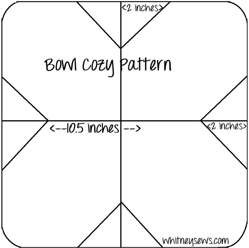 How to Make a Microwave Bowl Cozy