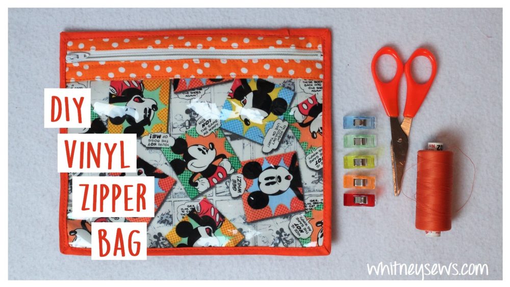 Vinyl zipper clearance bag