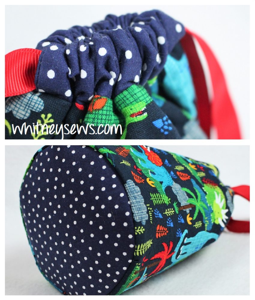 Drawstring Project Bag  Sewing How to - Whitney Sews