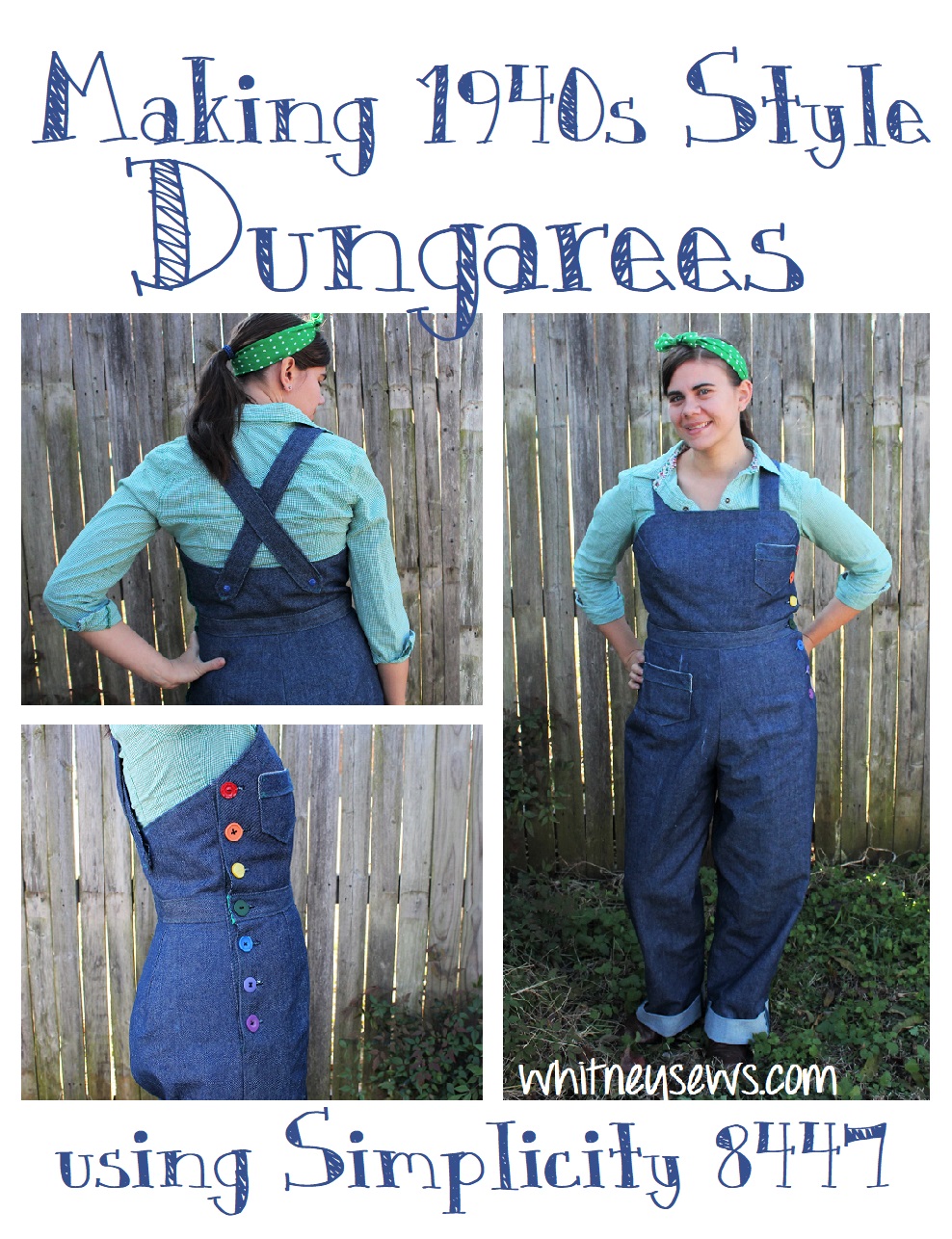 Design your own: Wide Leg Dungarees - The Emperor's Old Clothes
